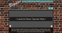 Desktop Screenshot of biggiesrestaurant.com